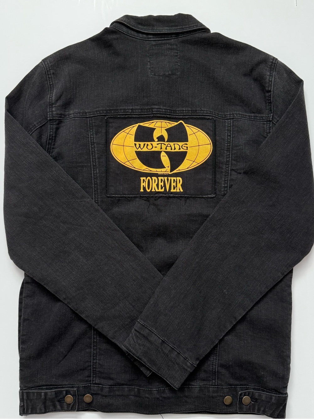 🔴Wu-Tang Denim Jacket Size XL Wu-Tang Forever Rza Gza ODB